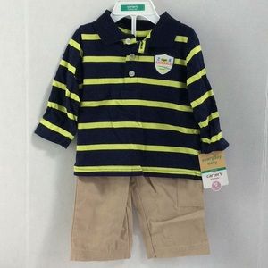 Carter boys pants and shirt set